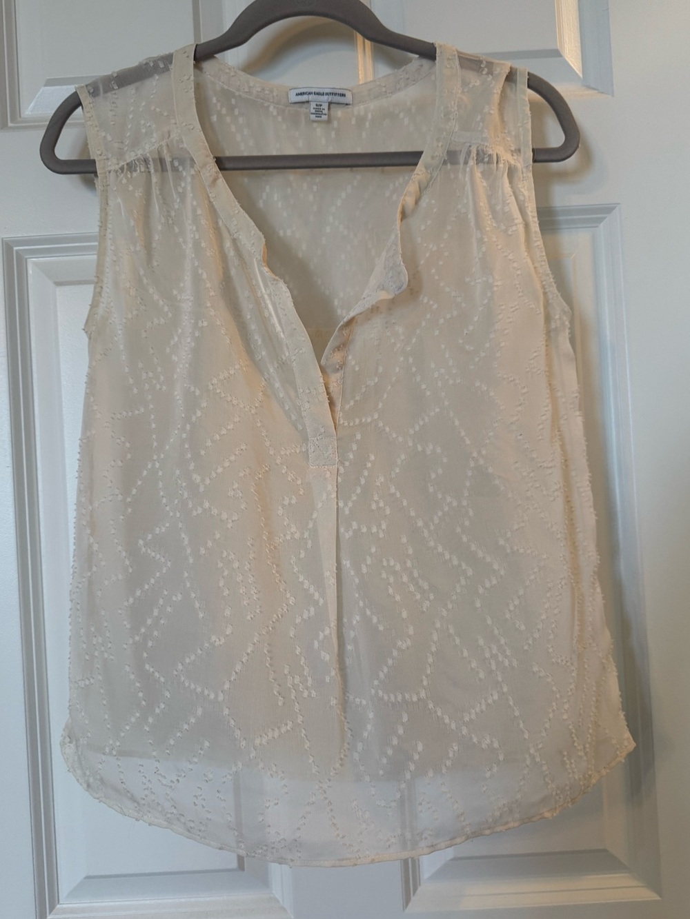 American Eagle Outfitters Sheer Tank Top Blouse, Small